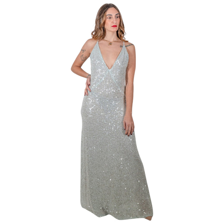 VESTIDO LARGO ROSA AGATHA