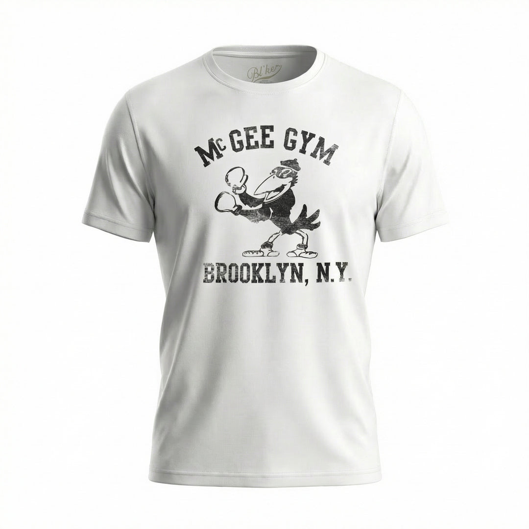 Camiseta de manga corta con estampado Mc Gee Gym Blanco