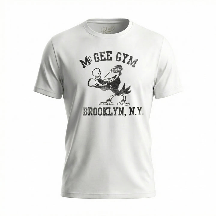 Camiseta de manga corta con estampado Mc Gee Gym Blanco