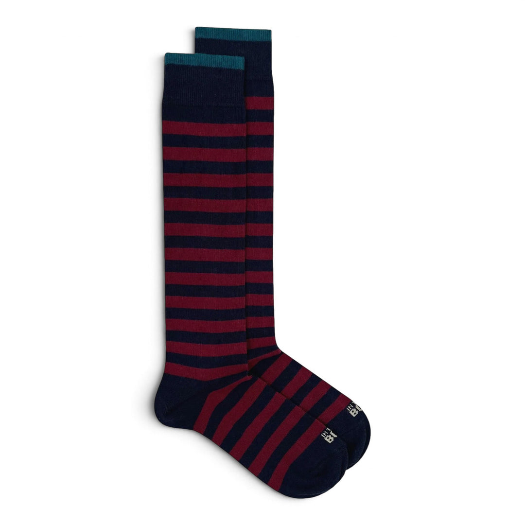 Calze Stripe Rugby Blu/Bordeaux