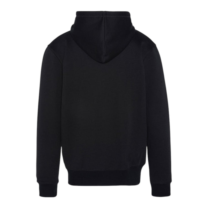 SUDADERA CON CAPUCHA Y CREMALLERA NEGRA