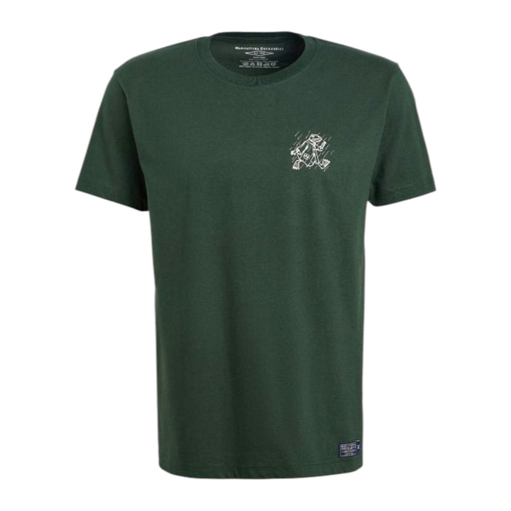 CAMISETA CON LOGOTIPO VERDE