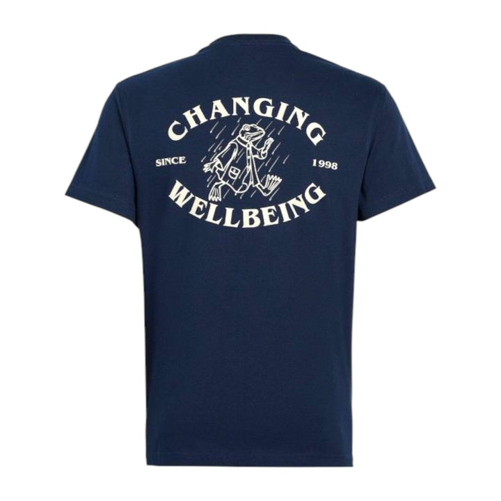 CAMISETA CON LOGOTIPO AZUL MARINO