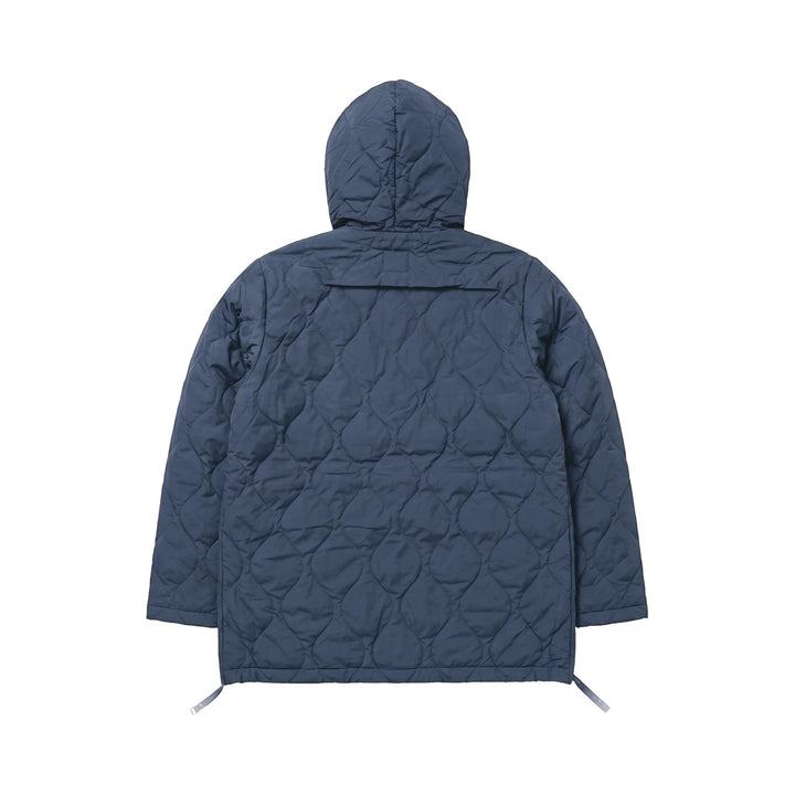 Military Hooded Down Jacket giacca trapuntata blu Taion, vista posteriore