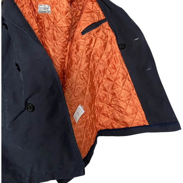 ABRIGO MARINERO DE TELA JUNGLE AZUL