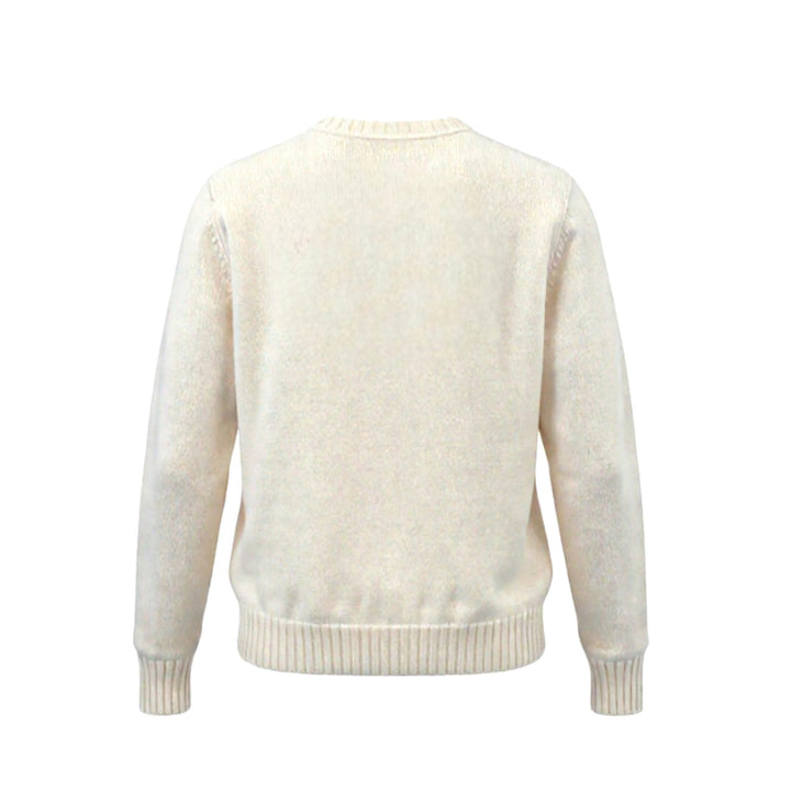 COLLAR CON BORDADO COURMAYEUR CREMA