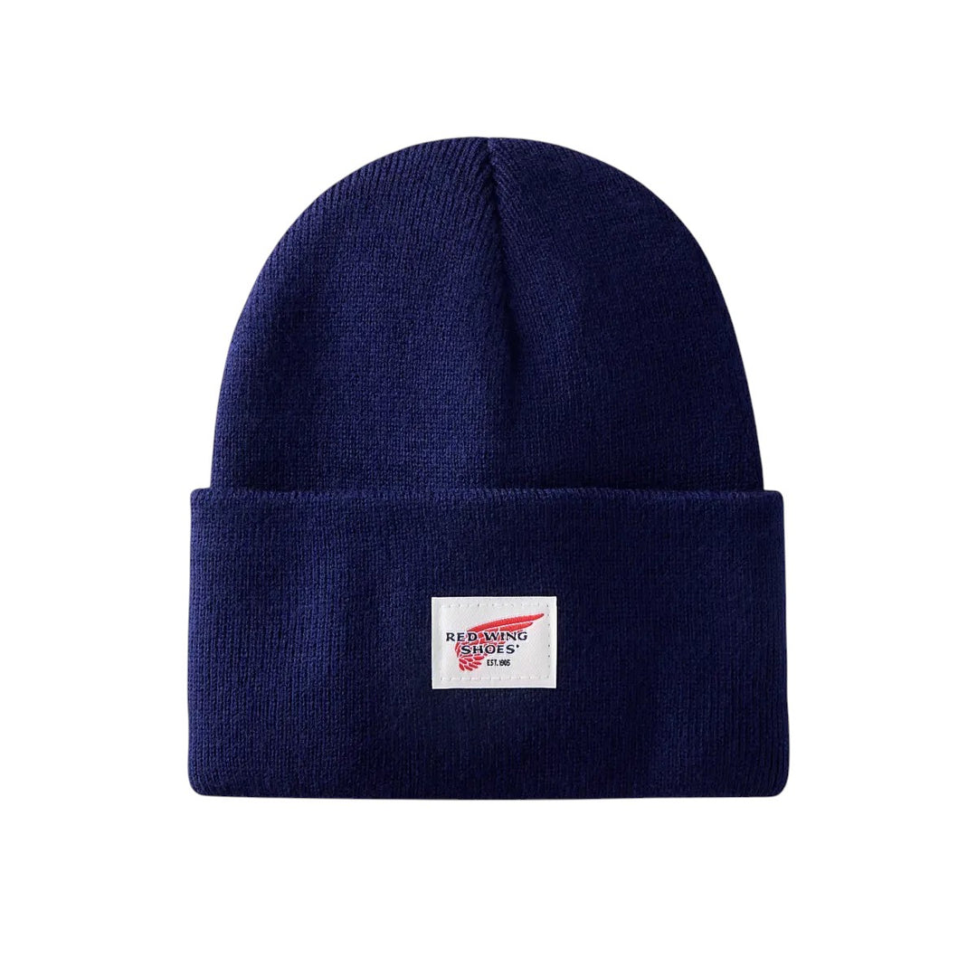 GORRO DE PUNTO CON LOGO AZUL MARINO