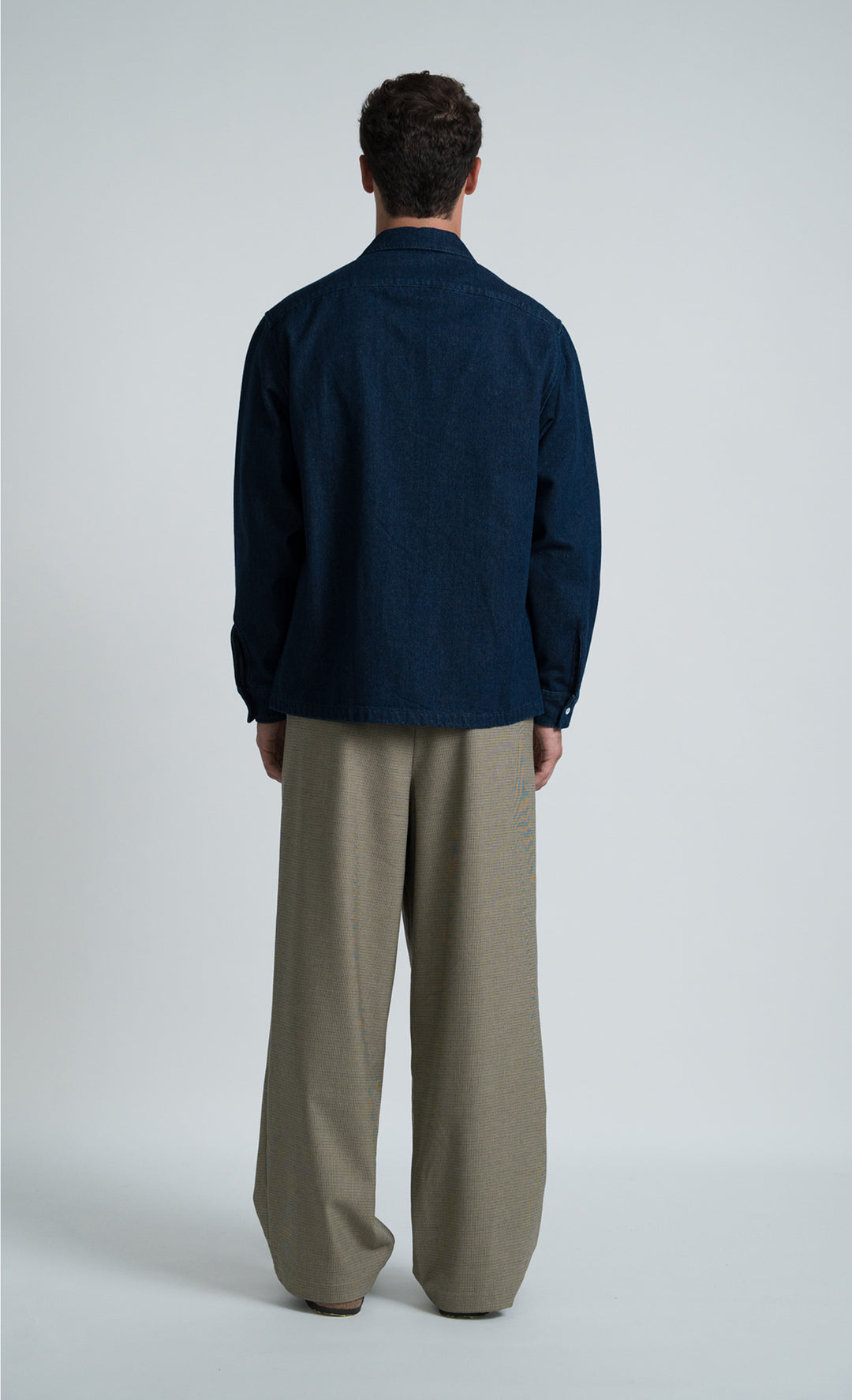 Wooden Camicia Billy Dark Blue - foto 4