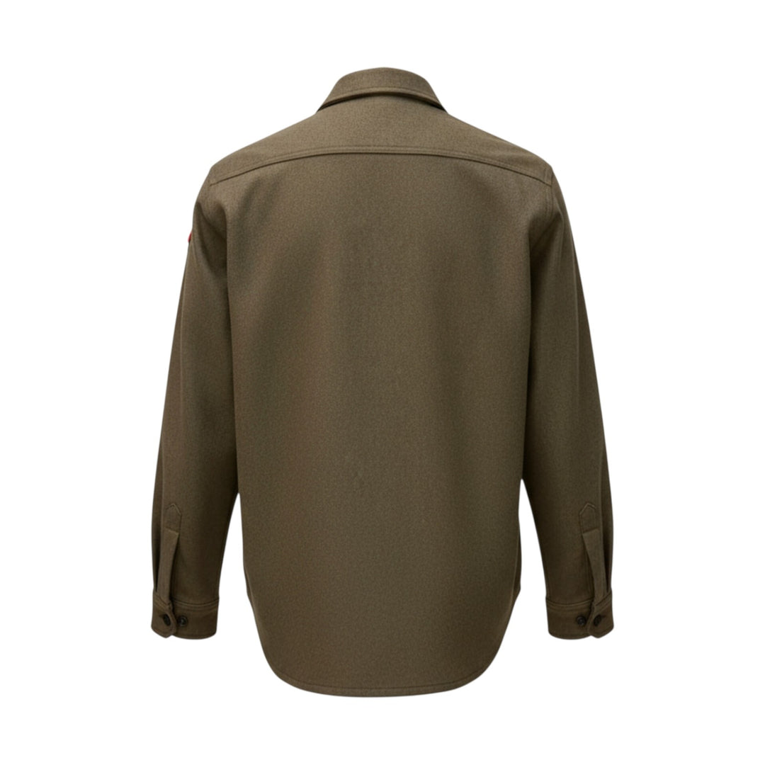 CAMISA MILITAR DE LANA VERDE