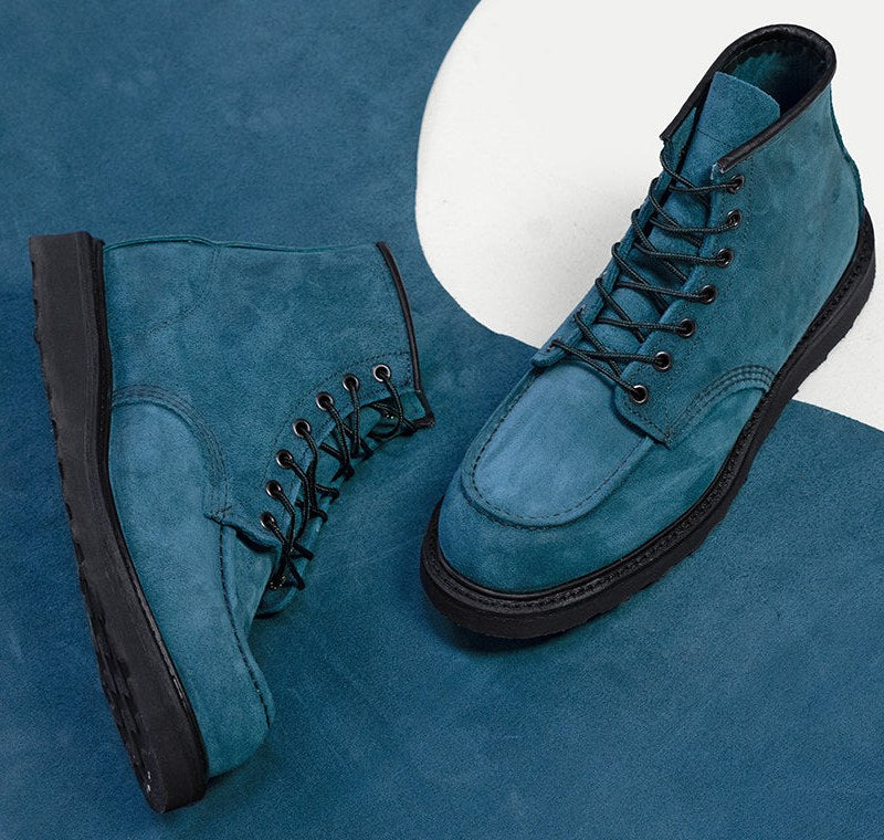 Red Wing 8809 Classic Moc en piel Tidal Muleskinner azul, edición limitada